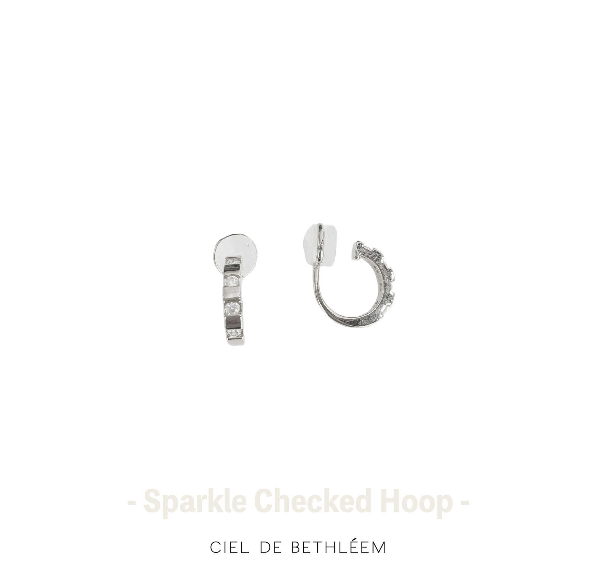 Sparkle Checked Hoop