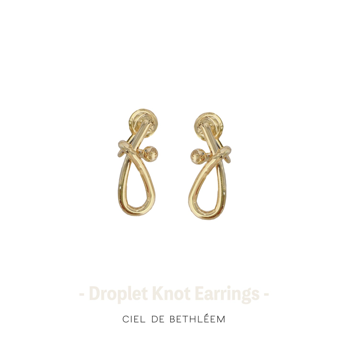 Droplet Knot Earrings