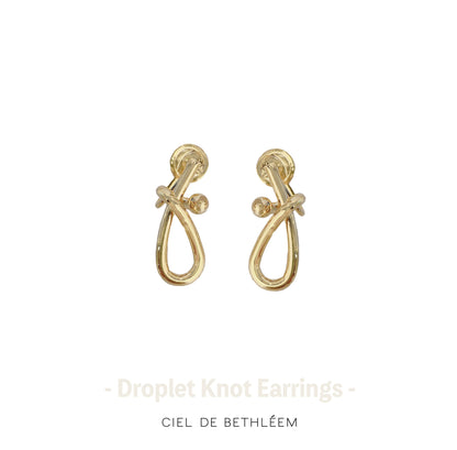 Droplet Knot Earrings