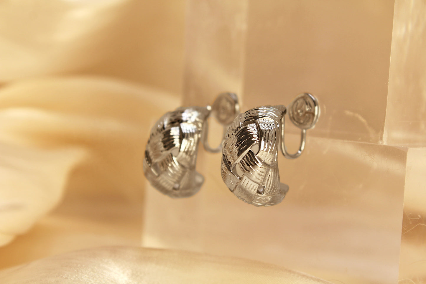 Weave Pattern Earrings