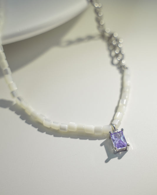 [Pre-order] Purple Charm Necklace