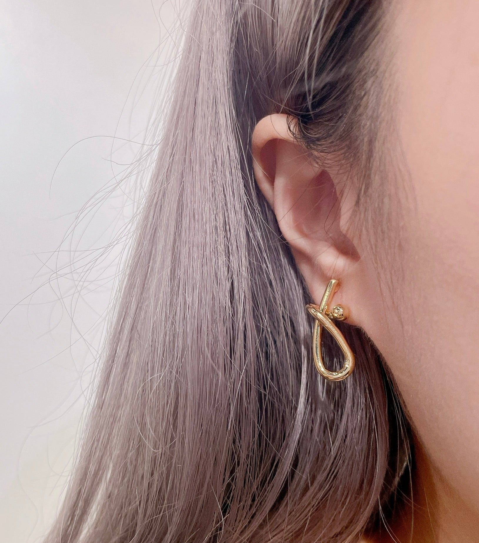 Droplet Knot Earrings