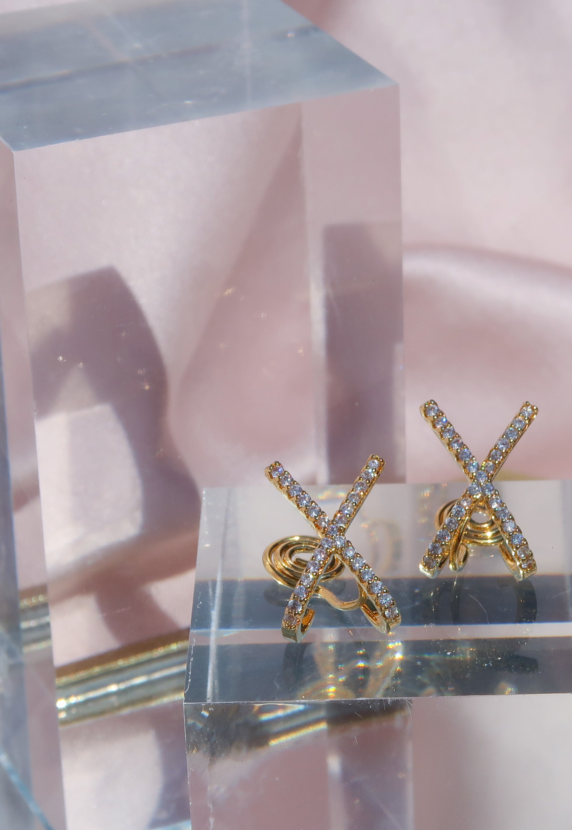 Cross Pattern Earrings