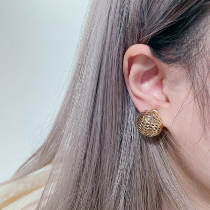 Basketry Weave Earrings