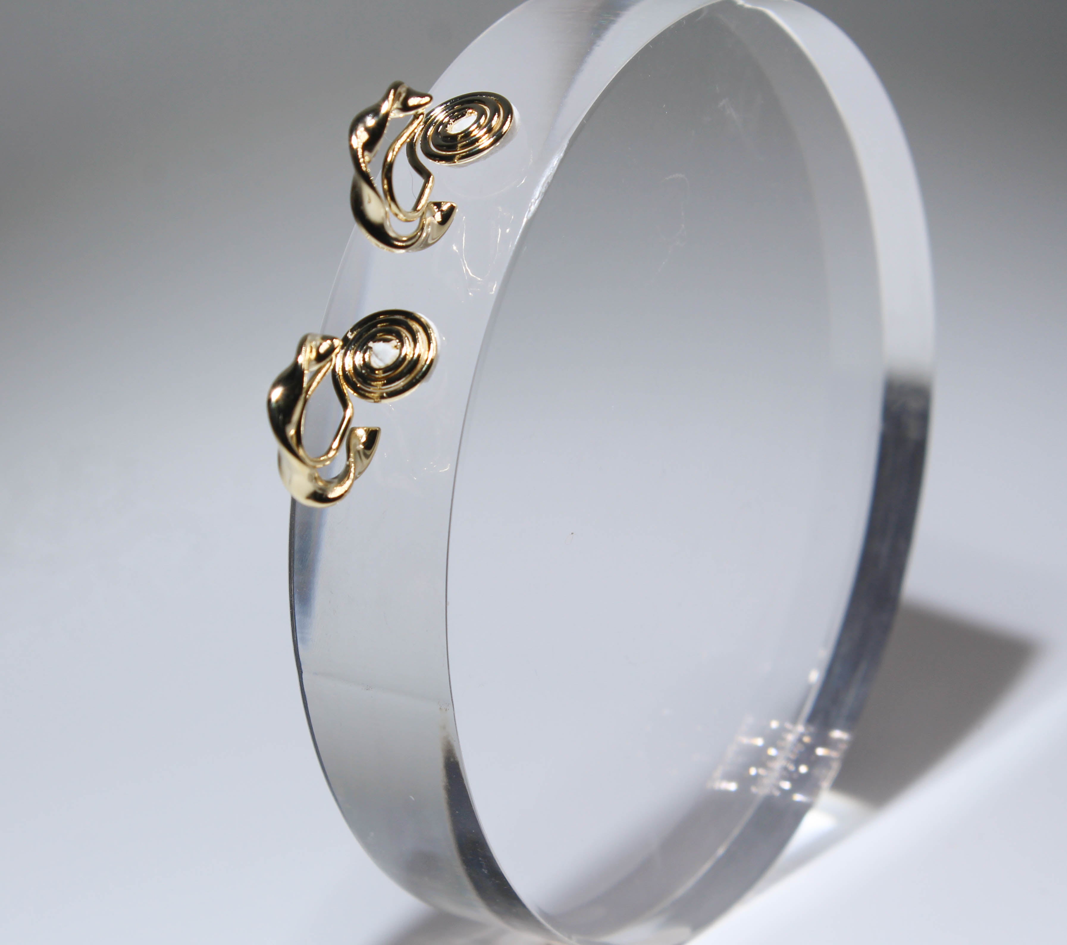 Mini Ribbon Hoop Earrings