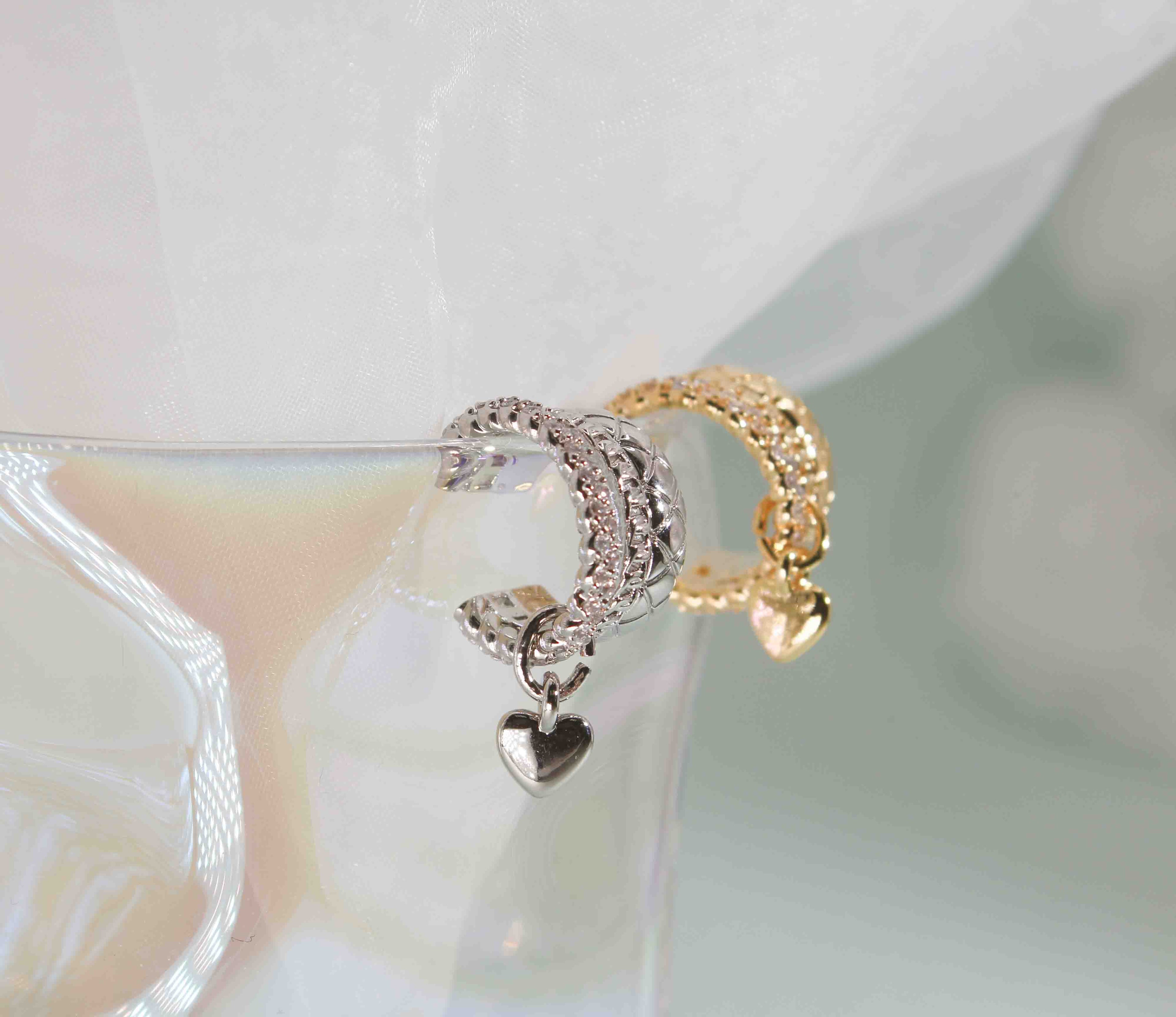 Heart Ear Cuff