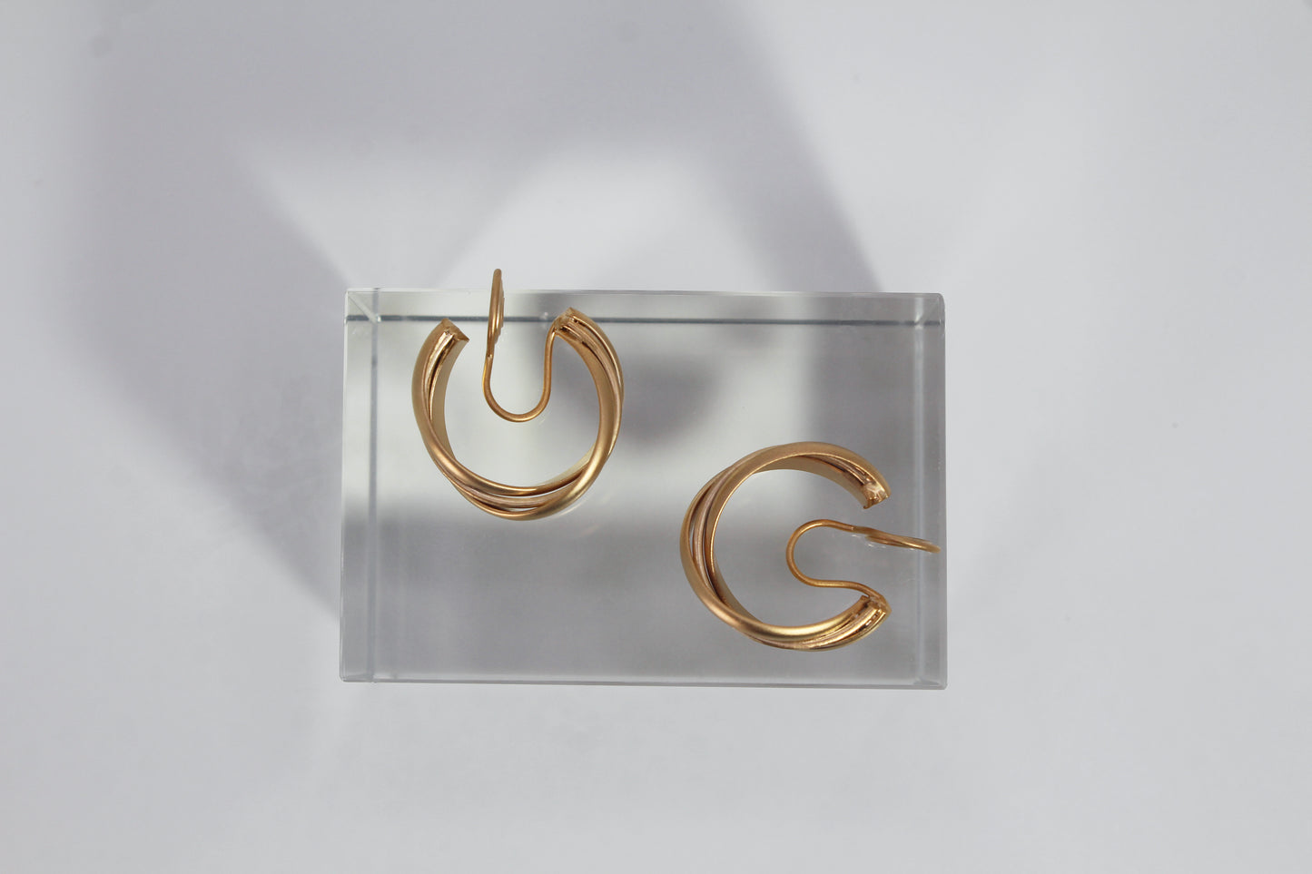 Frenchy Hoop Earrings - Matte