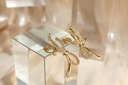 Ribbon Bow Earrings