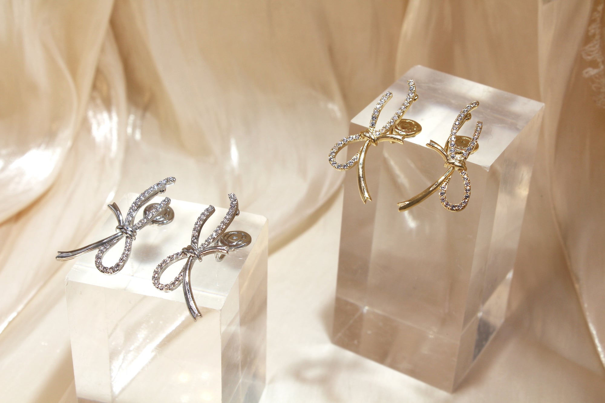 Ribbon Bow Earrings