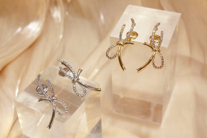 Ribbon Bow Earrings