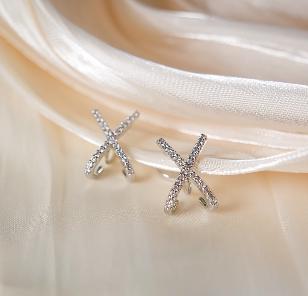 Cross Pattern Earrings