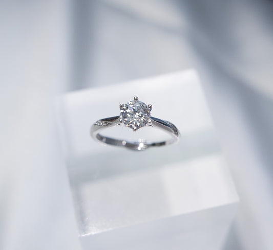 Chara - Diamond Solitaire Ring