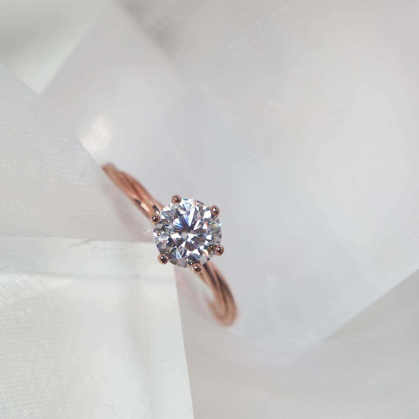 Shama - Diamond Solitaire Ring