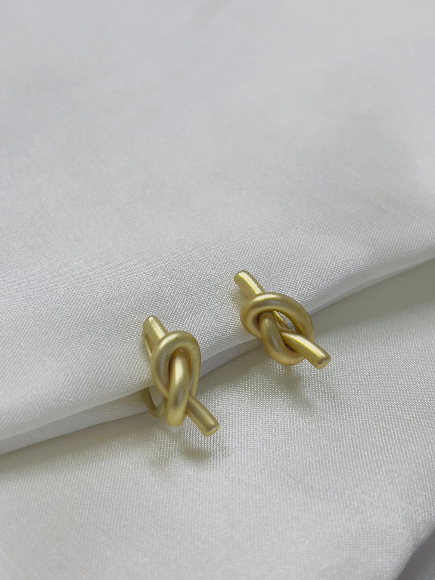 Golden Knot Earrings